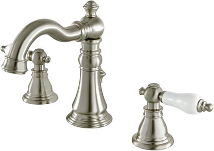 Fauceture FSC1978APL American Patriot Widespread Bathroom Faucet with Pop-Up Drain, Brushed Nickel
