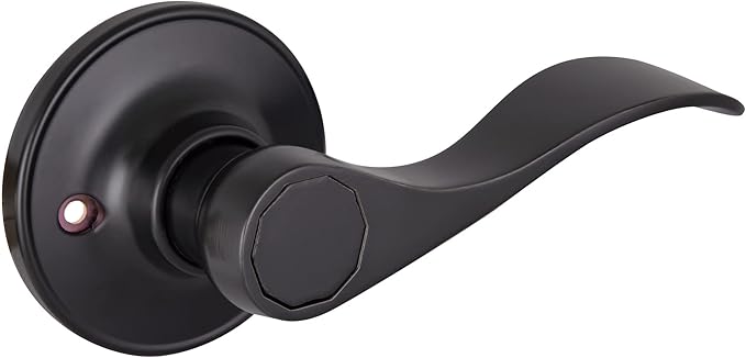 Design House 778878 Springdale Dummy Door Lever Matte Black