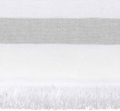 Izod - Hand Towels, Soft & Absorbent Cotton, Striped Bathroom Decor, Dorm Room Essentials, Set of 2 (Clubhouse Collection, Blue)
