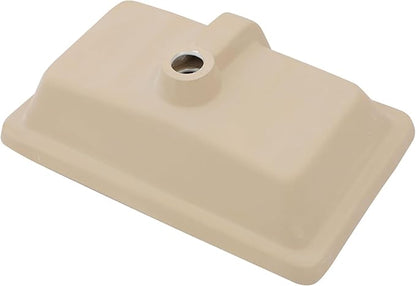 Mocoloo Undermount Bathroom Sink 21 x 13 Inch Rectangle Porcelain White Vessel Ceramic Bathroom Sink 7 Inch Deep Basin with Overflow Lavatory Vanity Top Under Mounted the Counter