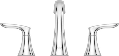 Pfister Weller Bathroom Sink Faucet, 8-Inch Widespread, 2-Handle, 3-Hole, Polished Chrome Finish, LG49WR0C