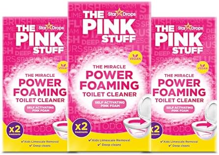 Stardrops The Pink Stuff Miracle Foaming Toilet Powder Kit