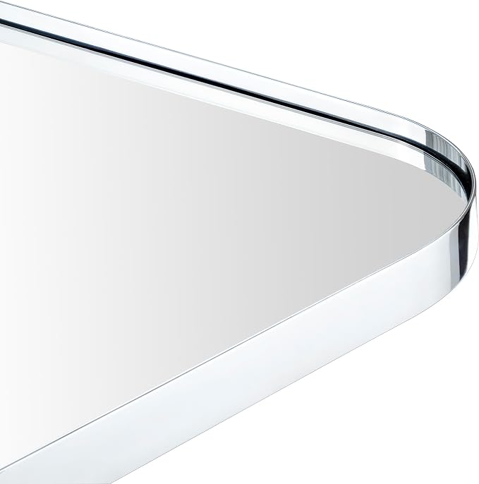 GRACTO 30x48'' Chrome Bathroom Rectangle Mirror
