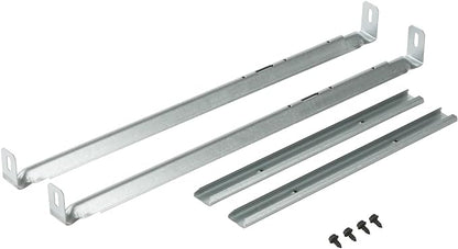 Broan-NuTone AER80CCTK CleanCover Bath Fan, 80 CFM, 0.7 Sone, with Selectable CCT LED Light, Energy Star & MHB4 Hanger Bar Set for InVent Series Bath Exhaust Fans, Silver, Steel, 4 Pieces