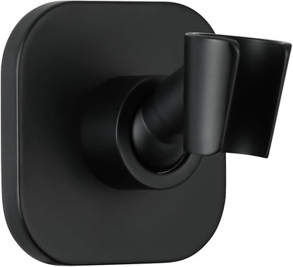 G-Promise Metal Handheld Shower Head Holder, No-Drill Install (Matte Black) | Adhesive or Drilled Installation, Wide Adjustment Range Fits All Family Heights, Firmly Secure Showerhead, Easy to Install