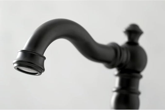 Fauceture FSC1970ACL American Classic Widespread Bathroom Faucet with Brass Pop-Up, Matte Black