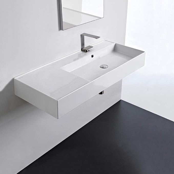 Scarabeo 5120-Three Hole Bathroom Sink, One Size, White