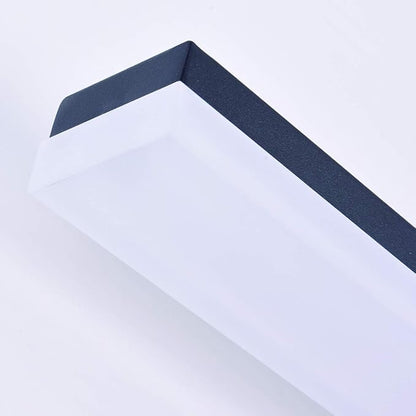mirrea 48in Modern LED Vanity Light for Bathroom Lighting Dimmable 46w Black Painted (Cold White 5000K)