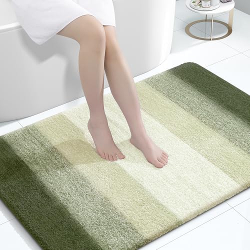 OLANLY Large Bathroom Rugs 60x40, Extra Soft Absorbent Microfiber Bath Rugs