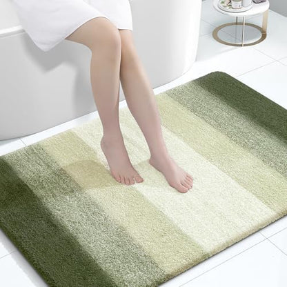 OLANLY Large Bathroom Rugs 44x32, Extra Soft Absorbent Microfiber Bath Rugs