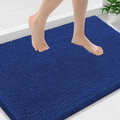 Smiry Bathroom Rugs 36X24, Luxury Chenille Extra Soft Absorbent Bath Mat
