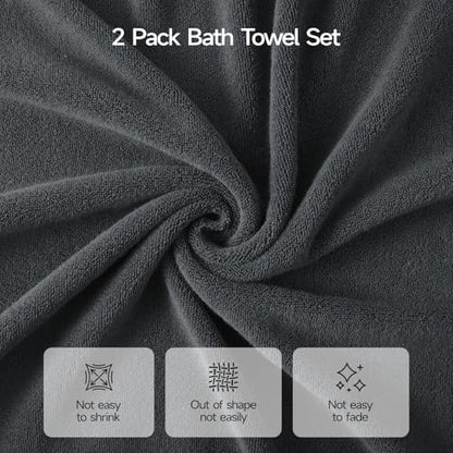 ecolook Ultra Soft 6-Piece Towel Set, 100% Cotton