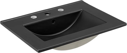 Modway EEI-5069-BLK Cayman 24" Bathroom Sink, Black