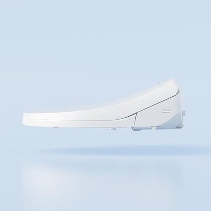 Lotus Bidet ATS-500 Elongated | Heated Toilet Seat with Adjustable Warm Water Wash, Stainless Steel Nozzle, Side Control Panel, Warm Air Dryer, Eco Mode, Easy DIY Installation