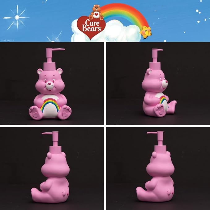 Care Bears Cheer Bear Soap/Lotion/Hand Sanitizer Resin Pump Dispenser, 10.36 Ounces, (Officially Licensed Product) by Franco