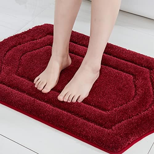 COSY HOMEER Non-Slip Bath Mat Extra Thick Absorbent Plush Washable