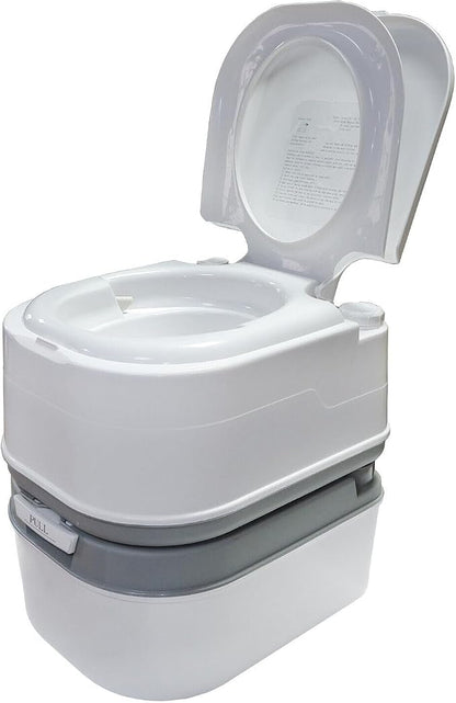 XKMT- Portable Toilet 24L 6 Gallon Flush Travel Camping Outdoor/Indoor Commode Potty [P/N: ET-TOILET002-24L]