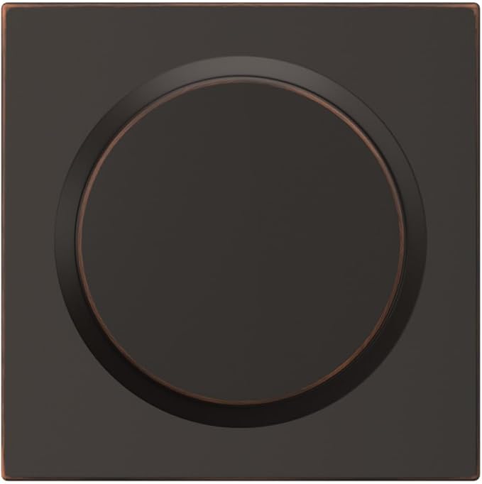 Schlage F10 BWE 716 COL Bowery Knob with Collins Trim Hall & Closet Passage Door Lock, Aged Bronze