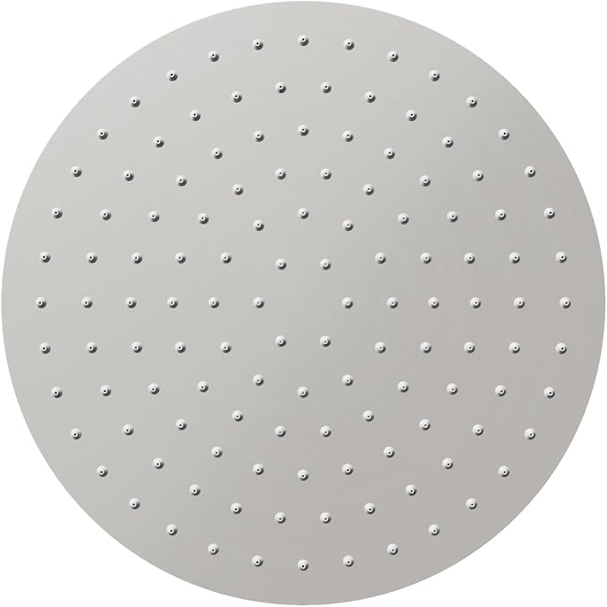 VBFF-Shower Head,rain shower head, 8 inch- Round Shower Head, 1.8 GPM Flow Rate, rainfall showerhead,VBFF11 (Brushed Nickel)