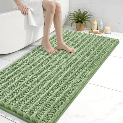 Arotive Bathroom Rugs Mat 44x24, Soft Absorbent Chenille Shaggy Bath Mat
