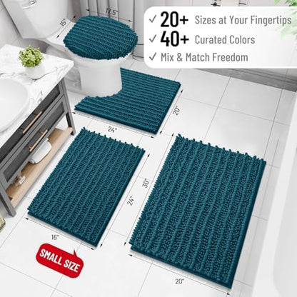 Arotive Bathroom Rugs Mat 44x32, Soft Absorbent Chenille Shaggy Bath Mat