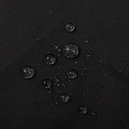 ALYVIA SPRING Waterproof Fabric Shower Curtain Soft Hotel Quality - 3 Magnets at Bottom, Premium Black Shower Curtain Liner for Bathroom, Light-Weight Cloth & Washable - 72x72, Black (Pack of 3)