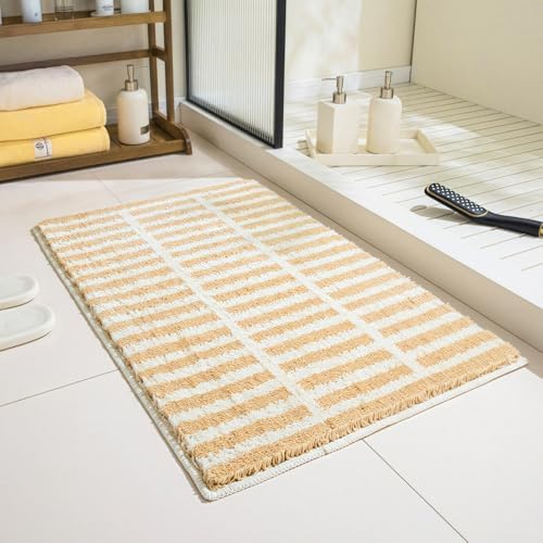 GIB Bathroom Rugs 32"x20", Extra Soft Absorbent Bath Mat for Bathroom Floor