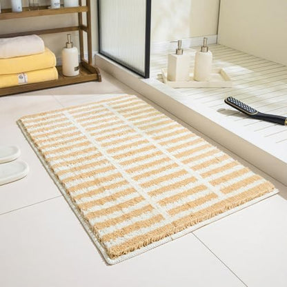 GIB Bathroom Rugs 32"x20", Extra Soft Absorbent Bath Mat for Bathroom Floor