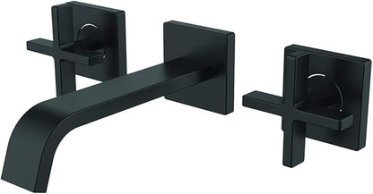 Speakman SB-2551-MB Lura Wall Mounted Faucet, Matte Black