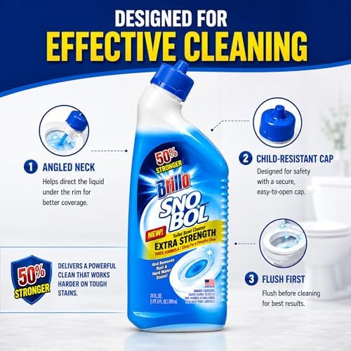 Brillo SnoBol Extra Strength Toilet Bowl Cleaner 24 Fl Oz (Pack of 1)