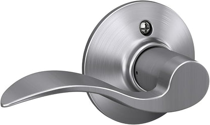 SCHLAGE F170 ACC 626 LH Accent Dummy Lever, Long, Satin Chrome
