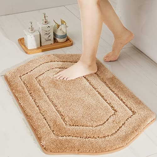COSY HOMEER Non-Slip Bath Mat Extra Thick Absorbent Plush Washable