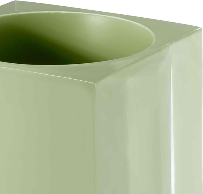 IZOD - Durable Resin Tumbler, Countertop Accessories, Modern Bathroom Decor, Dorm Room Essentials (Marina Green)