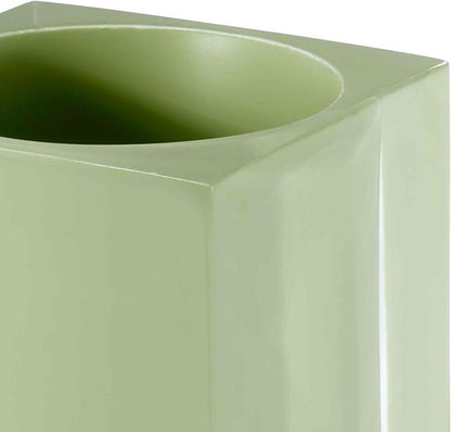 IZOD - Durable Resin Tumbler, Countertop Accessories, Modern Bathroom Decor, Dorm Room Essentials (Marina Green)