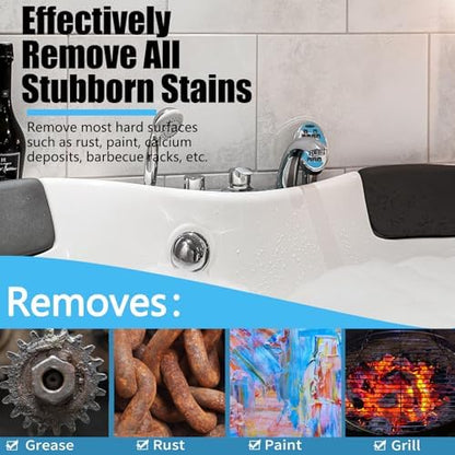 2026 New Upgrade Toilet Cleaning Screens Toilet Cleaner Hard Water 5.5 x 4 Inch Flexible Scrubbing Pads Remove Calcium Deposits Carbon Rust for Toilet Kitchen