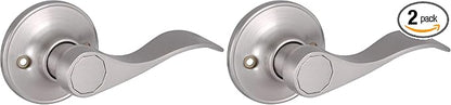 Design House 700609 Springdale Dummy Door Lever Satin Nickel (Pack of 2)