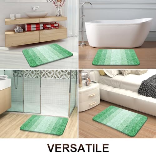 OLANLY Bathroom Runner Rug 47x17, Extra Soft Absorbent Microfiber Bath Rugs