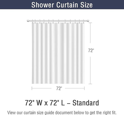 Eucalyptus Leaf Shower Curtains, Sage Green Spring Botanical Watercolor Plants Bathroom Curtains Bathtub Home Decor Waterproof Fabric Machine Washable with 12 PCS Hooks