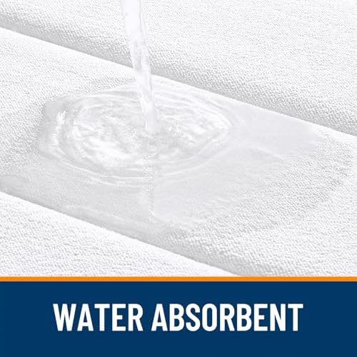 OLANLY Memory Foam Large Bath Mat 44x32, Super Soft Absorbent Bathroom Rugs