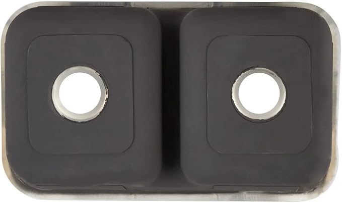 Signature Hardware 447792 Calverton 32" Undermount 50/50 Double Basin Stainless Steel Kitchen Sink | Stainless Steel - Stainless Steel