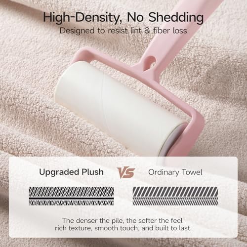 REDKISS Pack of 6 Towel Set - 2 Extra Large Bath, 2 Hand, 2 Washcloths, Ultra Soft & Highly Absorbent, Quicker to Dry, Beige Towels for Bathroom, Spa, Hotel, Gym