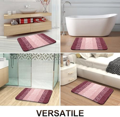 OLANLY Bathroom Runner Rug 54x24, Extra Soft Absorbent Microfiber Bath Rugs