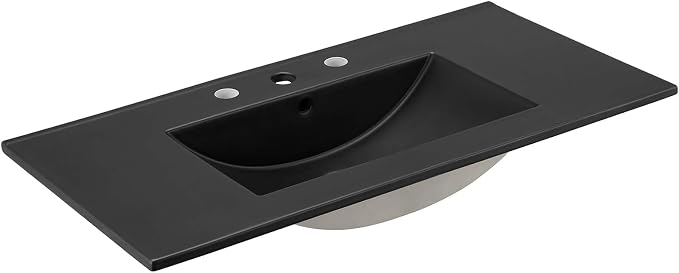 Modway EEI-5071-BLK Cayman 36" Bathroom Sink, Black