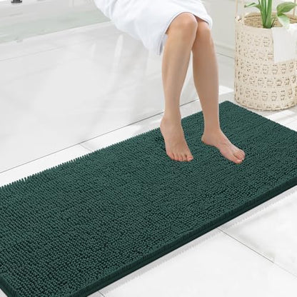 Smiry Bathroom Rugs 59X20, Luxury Chenille Extra Soft Absorbent Bath Mat