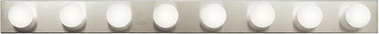 Kichler Linear Bathroom Vanity Light Fixture 48” in Brushed Nickel, Modern 4-Light Design, 628NI