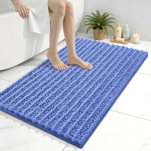 Arotive Bathroom Rugs Mat 36x24, Soft Absorbent Chenille Shaggy Bath Mat