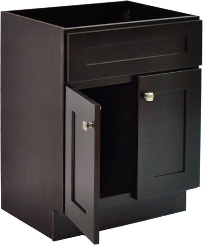 Design House Brookings Bathroom Vanity, 30", Espresso | Adjustable Hinges, Freestanding, Contemporary/Modern, Wood, Bath, 586982