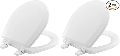 BEMIS TC50TTA MARINE Toilet Seat, Small Toilet Seat Made for Boats and RVs, Durable Wood, White (Pack of 2)
