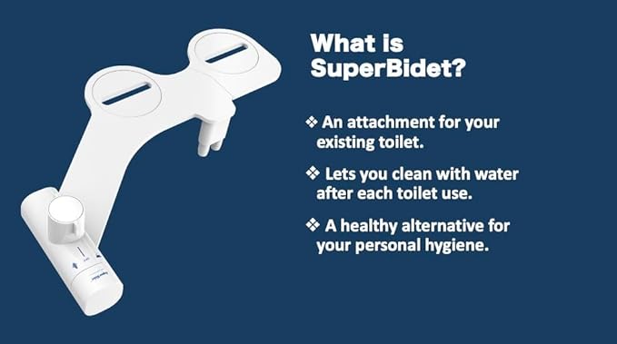 – Quality bidet attachment, elegant design | Dual nozzle for front and rear fresh water wash. Non-electric and retractable sprayers. Ultra-slim and easy to fit.