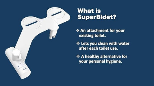 – Quality bidet attachment, elegant design | Dual nozzle for front and rear fresh water wash. Non-electric and retractable sprayers. Ultra-slim and easy to fit.
